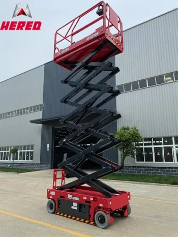 ZGMG 12m Electric Mobile Scissor Lift - Self-Propelled, Factory Price!