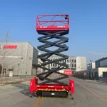 ZGMG 14m Electric Crawler Scissor Lift - Mobile Self-Propelled, Factory Price!
