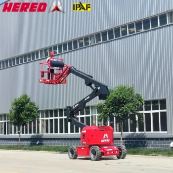 ZGMG 14m Motorized Ladder Lift Knuckle Boom Manlift - Factory Wholesale Price