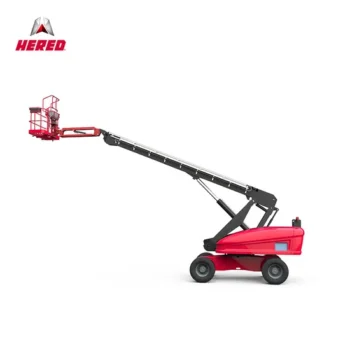 ZGMG Self-Propelled Boom Lift: Telescopic Hydraulic, Rotary Op, Factory Price