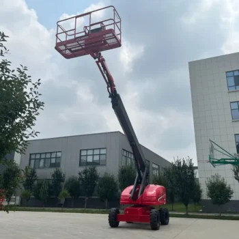 ZGMG Small Self-Propelled Mobile Crank Arm Lift - Telescopic Boom, Factory Price