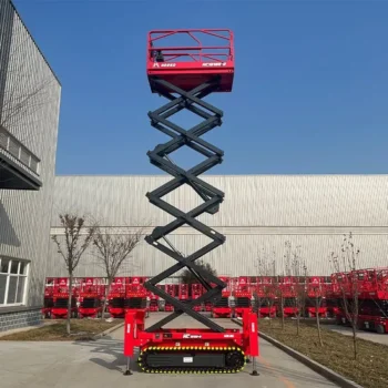 Factory Price! 320kg Offroad Mini Electric Crawler Scissor Lift All Terrain CE Certified